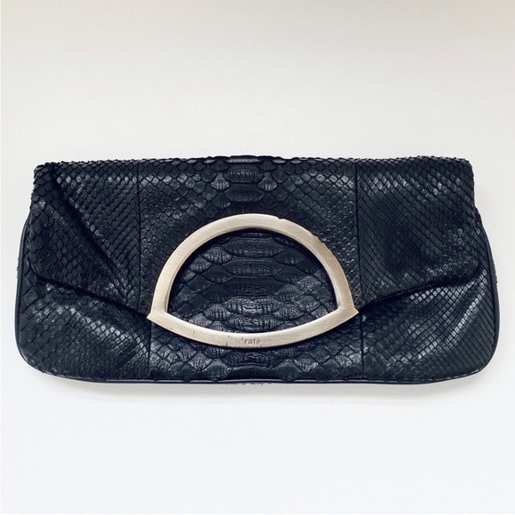 Rafe Handbags - Rafe leather croc embossed clutch